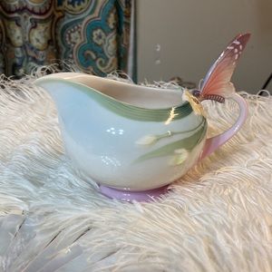 Franz porcelain butterfly creamer